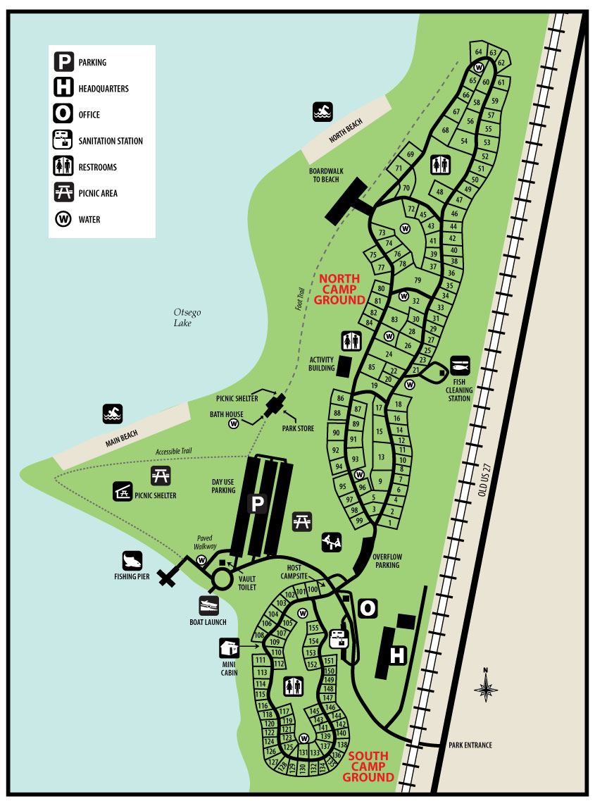 OTSEGO LAKE STATE PARK Shoreline Visitors Guide   Otsego Camp 